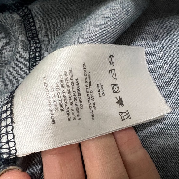 Columbia Blue Raglan Sleeve Baseball Tshirt Logo Front Accent Size XL - Picture 8 of 8